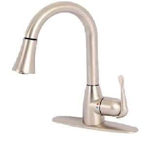 Glacier Bay New-Touch Single-Handle Pull-Down Sprayer ...