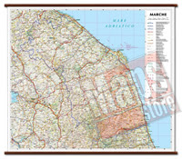 Mappa Stradale Regionale Umbria Marche Solo Su Maps Store Marche Umbria