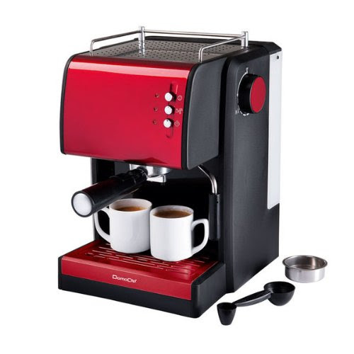 Domoclip dom268r Machine Expresso 1 / 2 Tasses Rouge