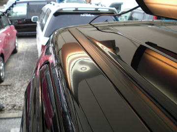 ルーフ ピラーのデントリペア施工例 名古屋のデントリペア専門店 デントリペア東海