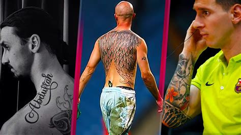 awesome footballer tattoos youtube