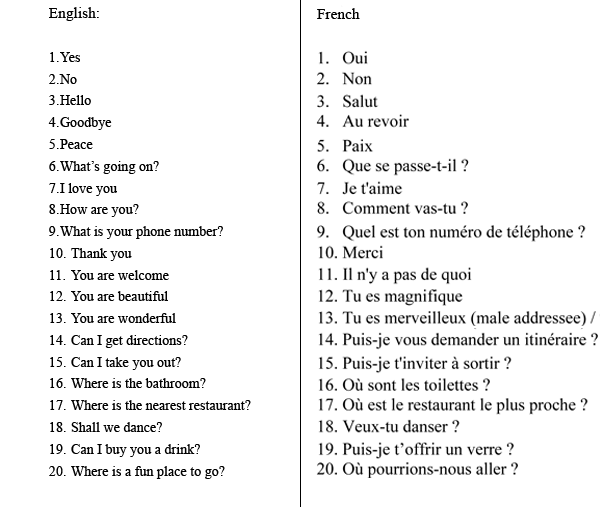 Top 20 Translated Phrases | ABC Translation Services Blog