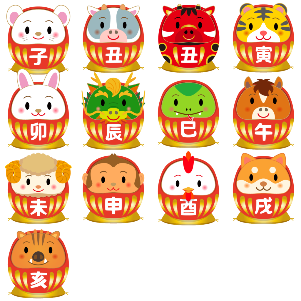 商用フリー 無料イラスト 干支だるまのイラスト 商用ok フリー素材集 ナイスなイラスト