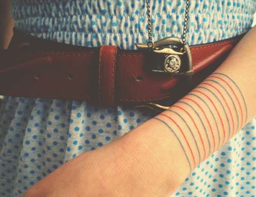 There is no story behind my tattoo except this:before we began writing 