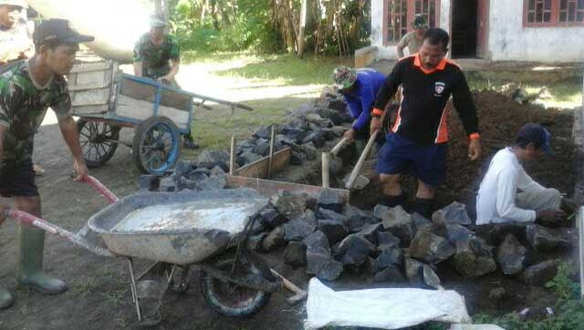 Pembangunan MCK PAUD, Berkat Usulan Aam Aminah ke Wadan Pusterad