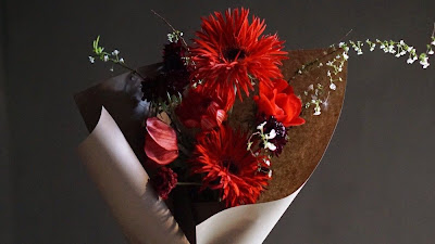 How To Wrap A Bouquet Of Flowers In Kraft Paper