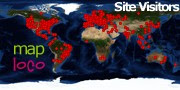 Locations of Site Visitors