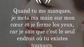 Citation Sur Tu Me Manques