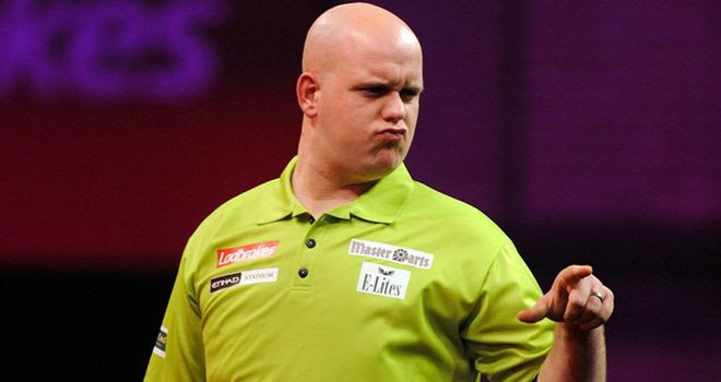 Michael van Gerwen: Easy winner in round one of the PDC World Darts Championship