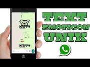 Terbaru NEW Cara Membuat Text Emoticon Unik Lucu Imut Di Whatsapp Terbaru 2020, terpanas!