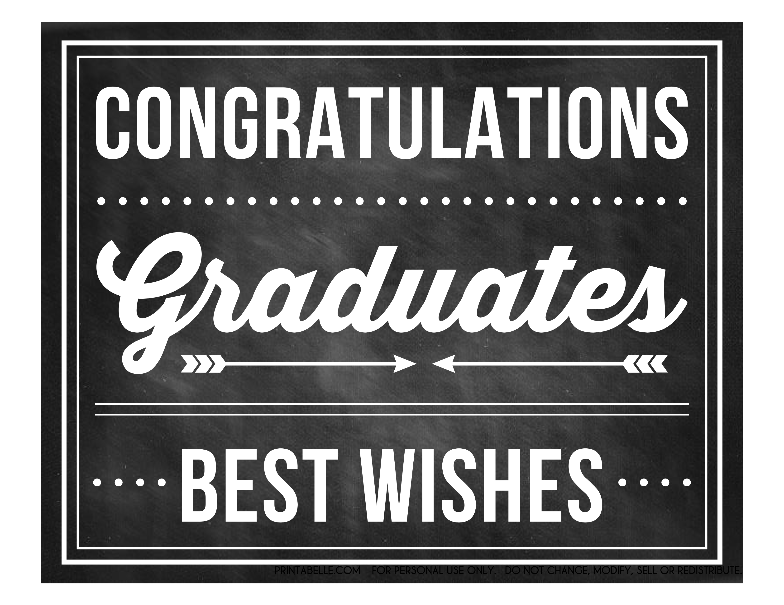 Download These Free Graduation Chalkboard Party Printables ...