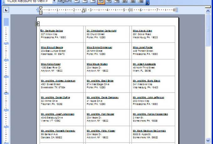do mail merge from Excel into Word creating mailing labels - fiverr