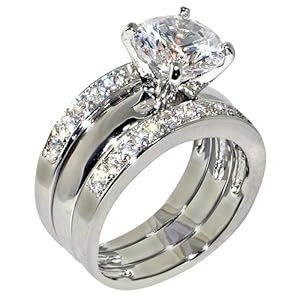 Amazon com 3 47 Ct Round Cubic Zirconia Cz Solitaire Amazon com 3 47 Ct Round Cubic Zirconia Cz Solitaire