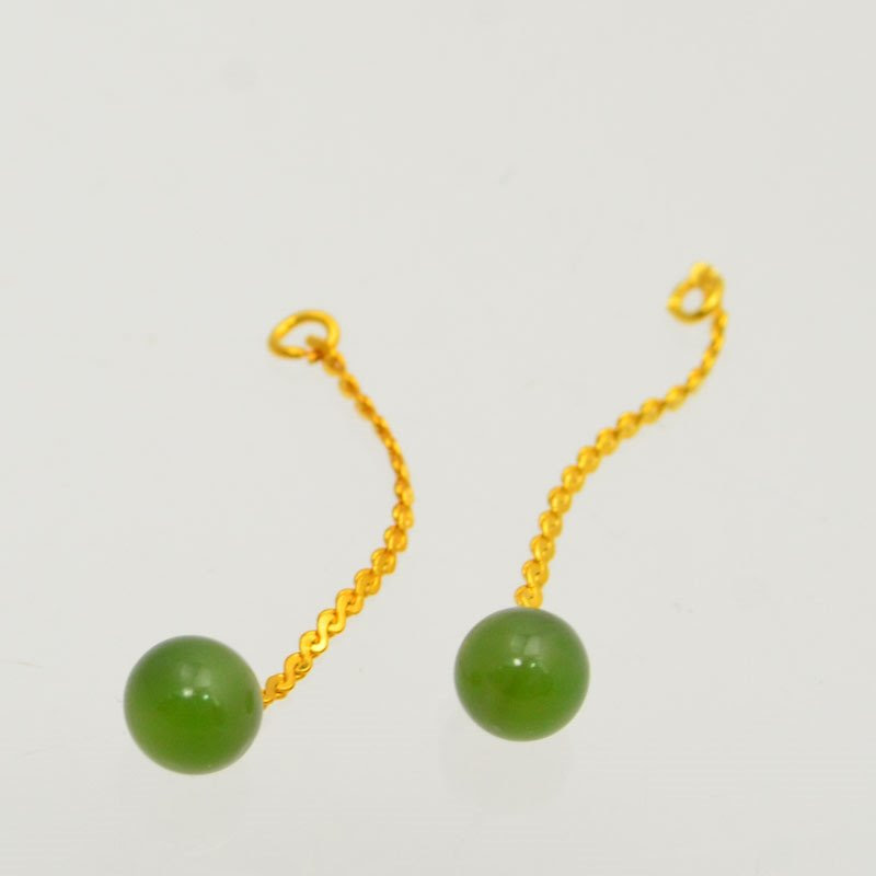 s47637 Stone -  Round on Chain - Jade (2)