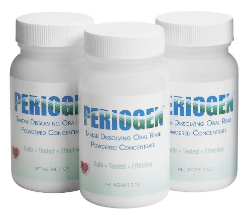 Periogen 3-pack Plaque and Tartar Dissolving Oral Rinse, Powdered Concentrate, 3oz, 135 Day Supply