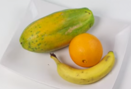 Resultado de imagen para Jugo para combatir el colesterol a base de papaya, naranja y plátano