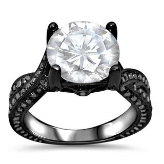 Moissanite engagement rings overstock