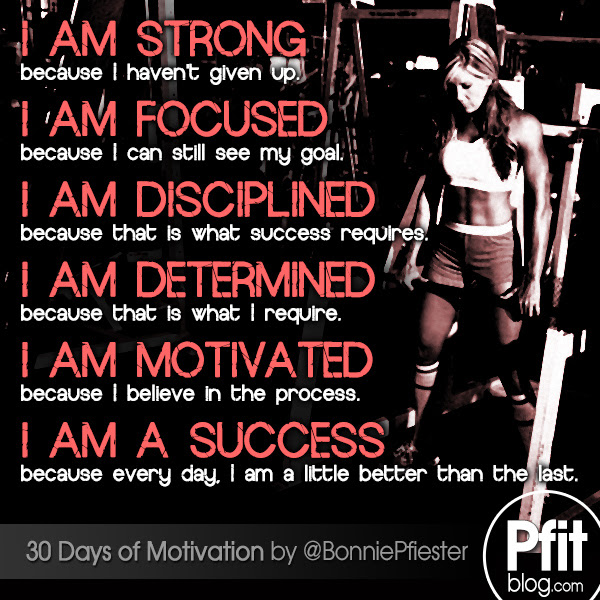Quotes About Focus And Determination 30 Days Of Motivation: Be A Success Today - Pfitblog