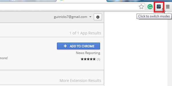 Turn ON Night Mode In Google Chrome