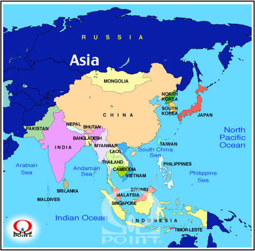 アジア地図
