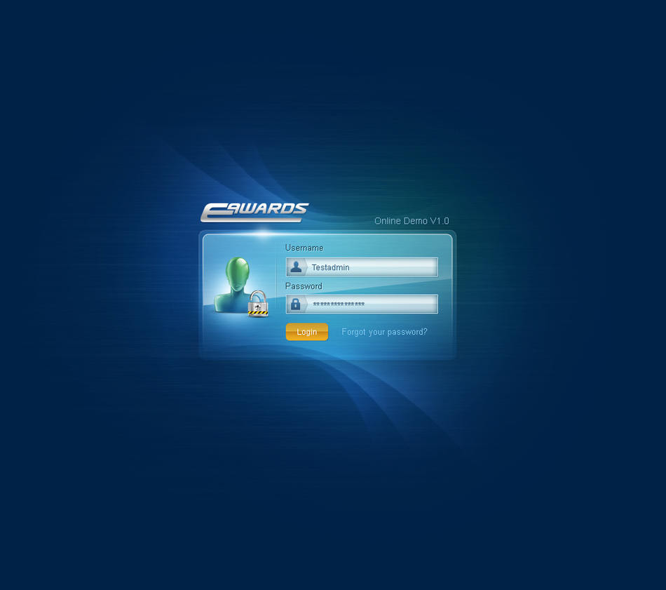 eAwards Demo Login v2 by iamrawn