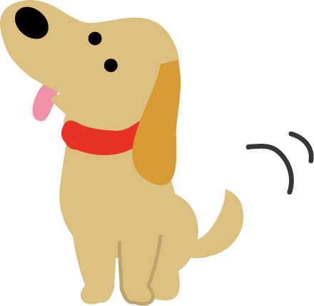 犬のイラスト 無料イラストフリー素材