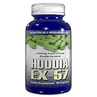 Hoodia - EX57 - 90 Capsules 1,000 mg 100% PURE and CERTIFIED South African Hoodia Gordonii Appetite Suppressant Weight Loss Diet Pills