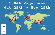 Locations of visitors to this page