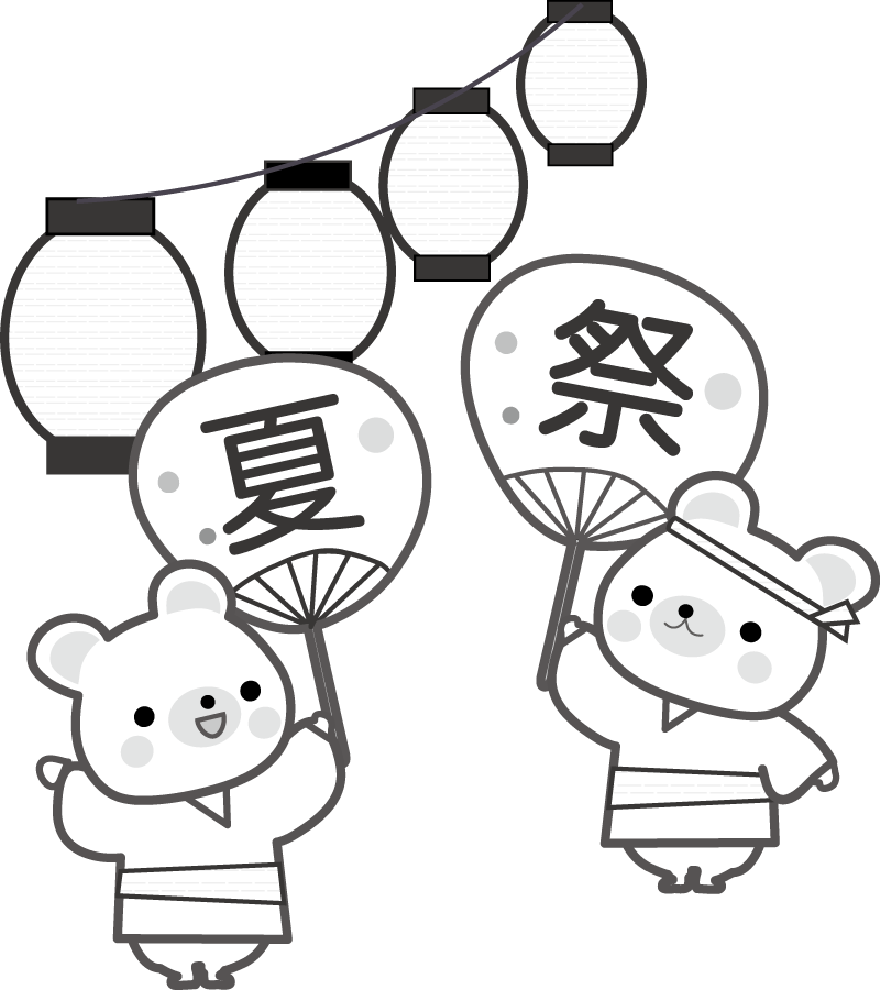 夏祭りのイラスト 夏の無料イラスト フリー素材