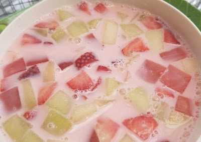 Panduan memasak Sop buah yakult