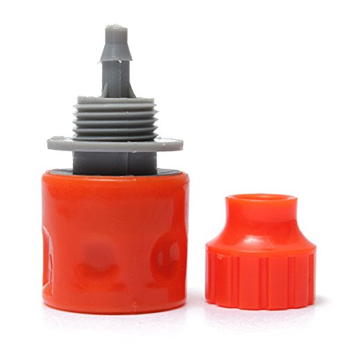 Xumarket(Tm) 5/8 Telescopic Joint Water Hose Pipe Pacifier Shape Quick Single-Ways Connector Snap Garden Adaptor For Drip Irrigation