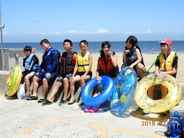 731 合同バスレク 三重県御殿場 海水浴場へ ひまわりブログ