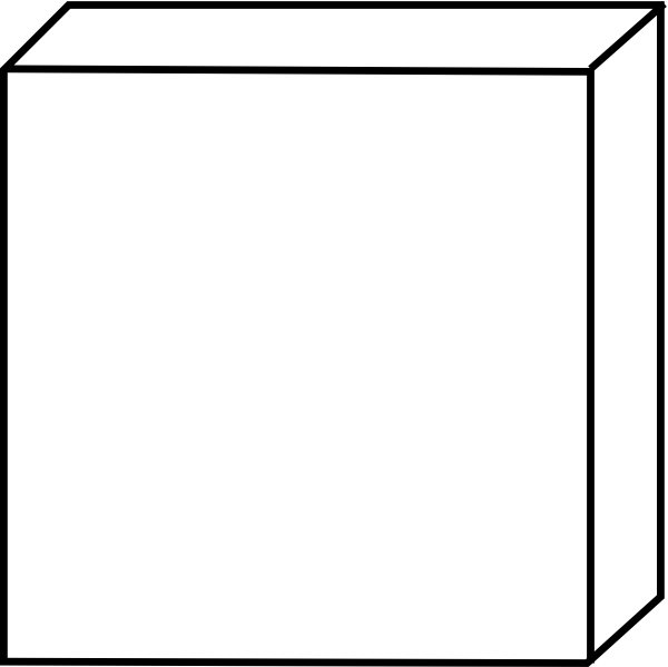 Download Thin 3d Rectangle Clip Art at Clker.com - vector clip art ...