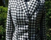 1940's style Womens Houndstooth Suit Jacket