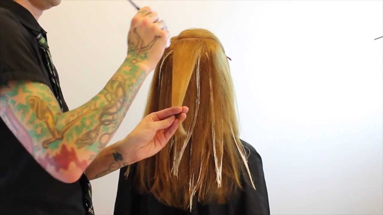Balayage - how to balayage hair - hair color technique featuring Brian