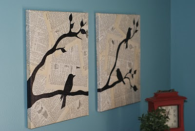 Finished Bird Wall Art