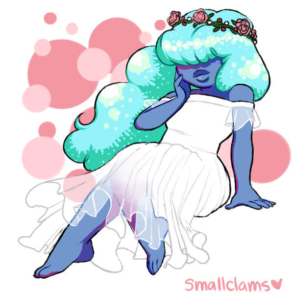 this is actually a cosplay im doing for megacon + metrocon + i wanted a visual so i could talk abt it! ₍՞◌′ᵕ‵ू◌₎♡ i wanted to do a summer themed/sundress sapphire! i’m excited to show her off