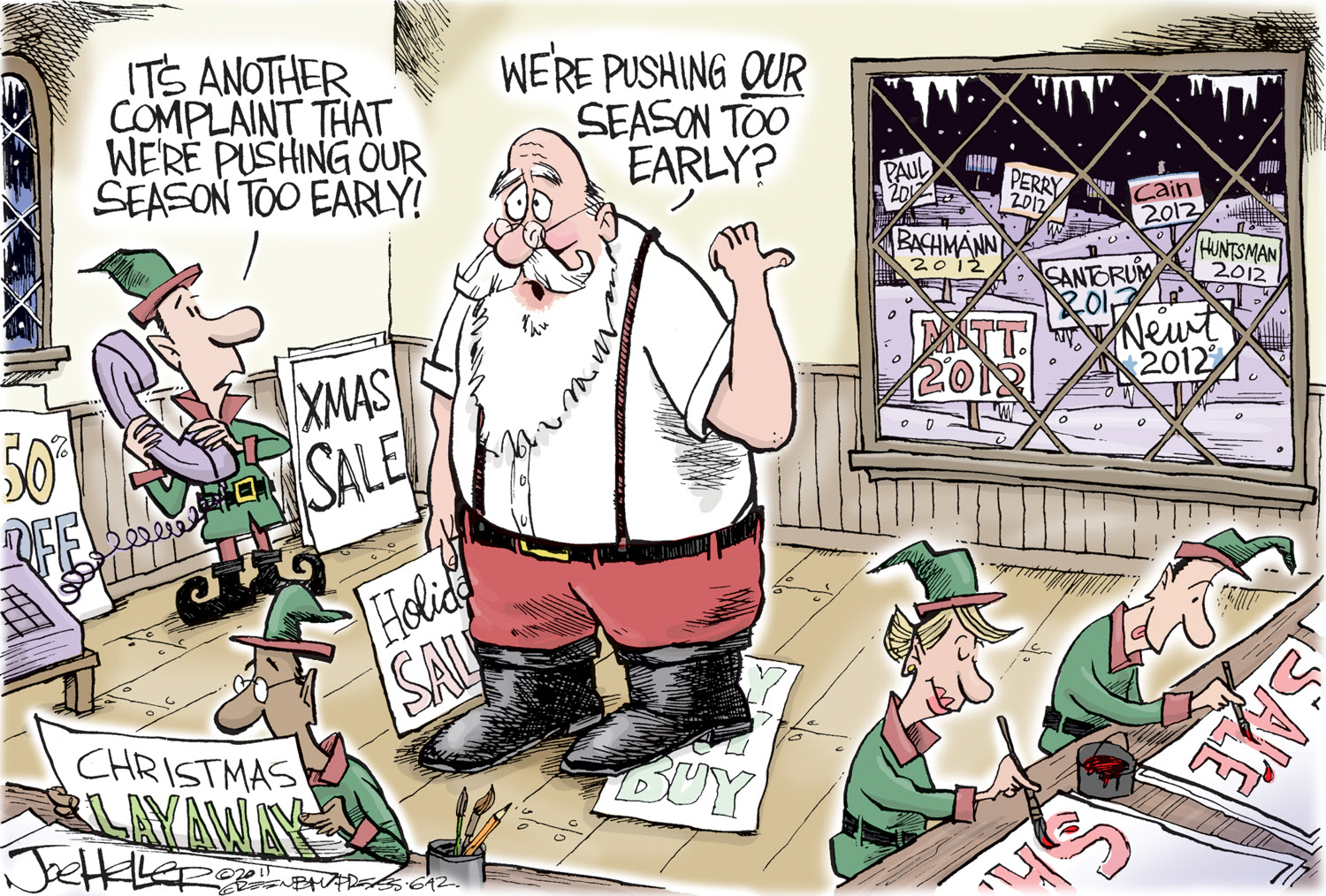 Cartoon by Mike Keefe