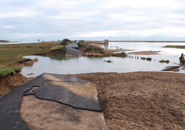 DSC_7582 Storm surge damage at Rye Harbour Nature Reserve