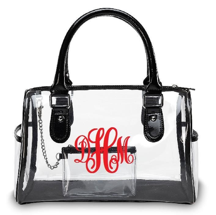 Personalized Clear Tote Bag (NFL Approved!) - Miller Monograms