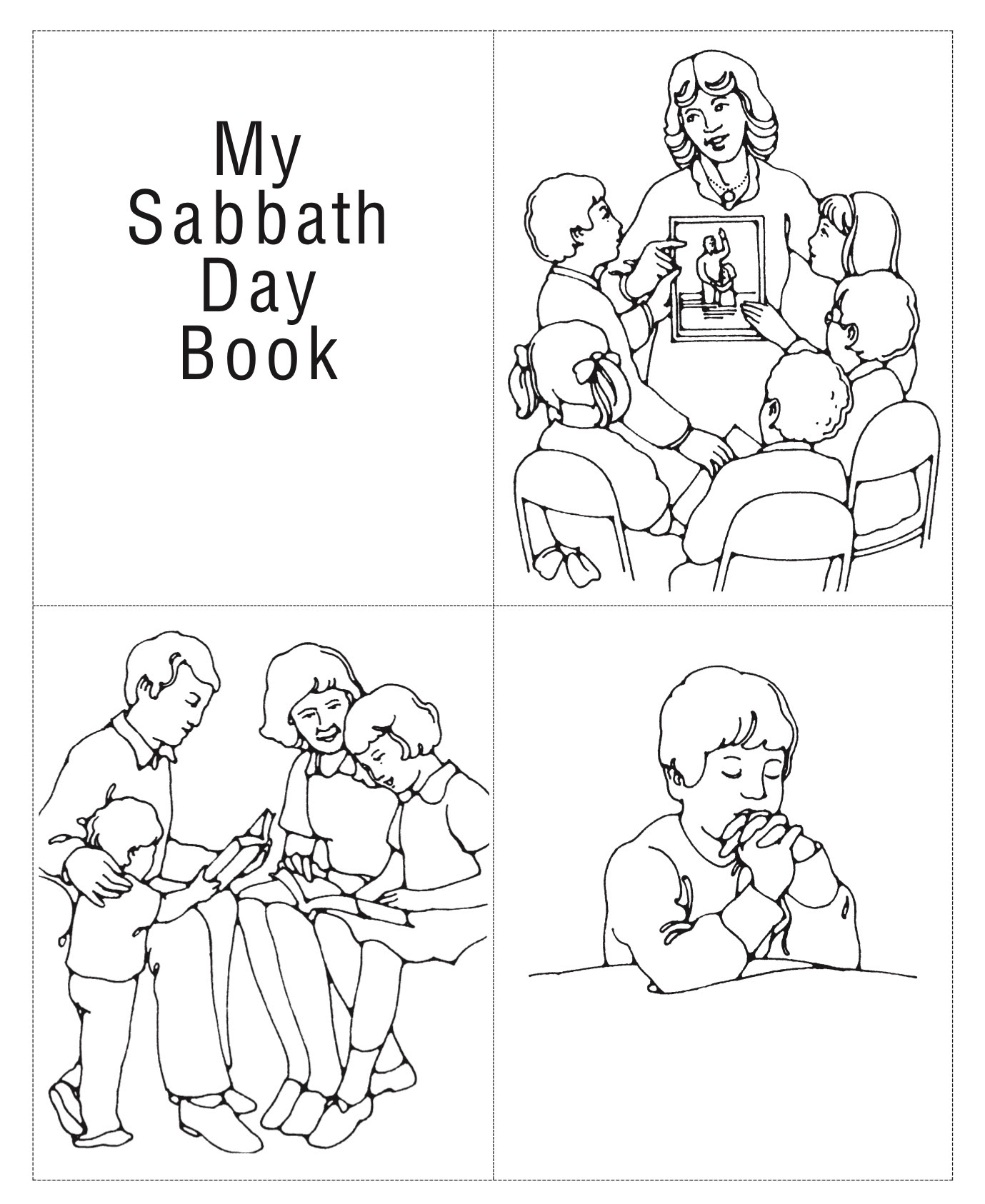 I Can Keep The Sabbath Day Holy Coloring Page free
