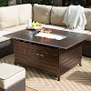 Rectangle Gas Fire Pit Table / Laguna Concrete Natural Gas Fire Table- Rectangle - What to do in case of gas leakage?