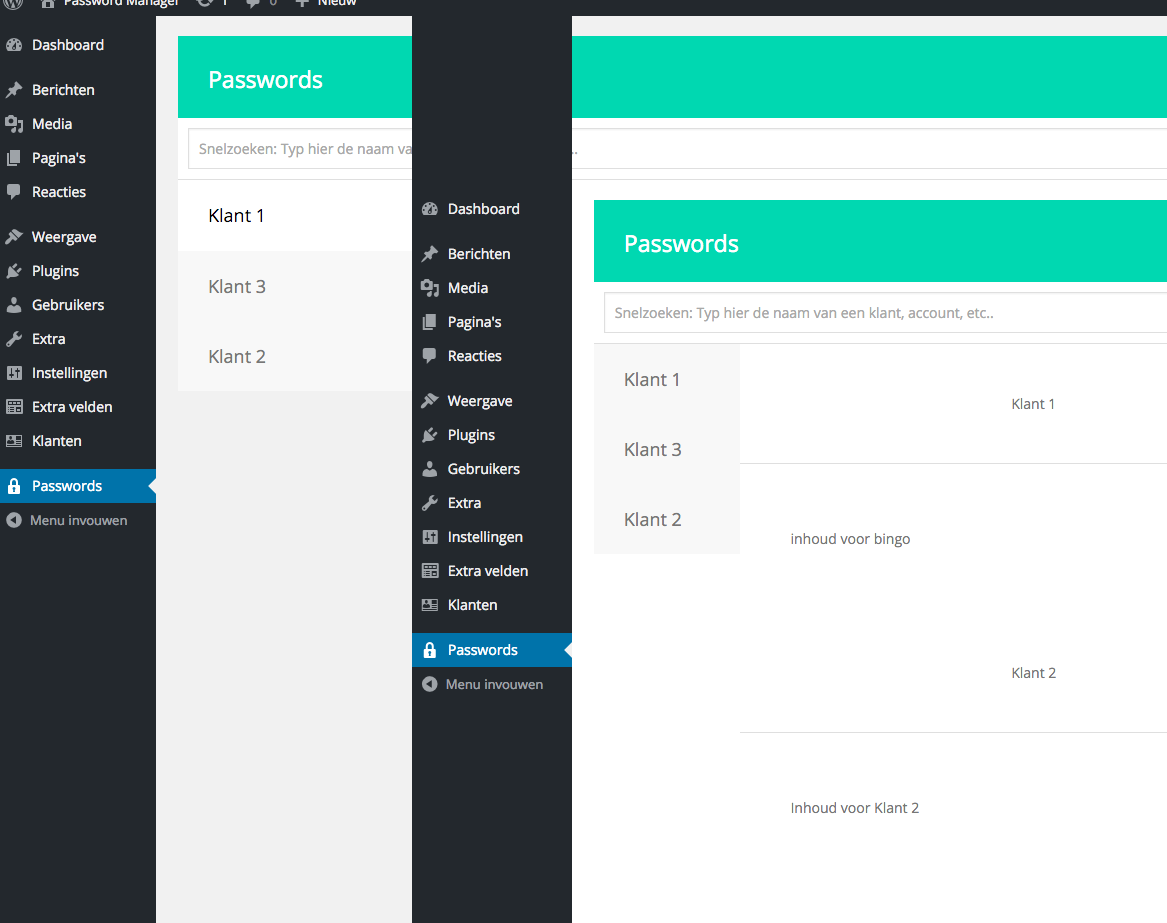 screenshot of layout and ajax-loading
