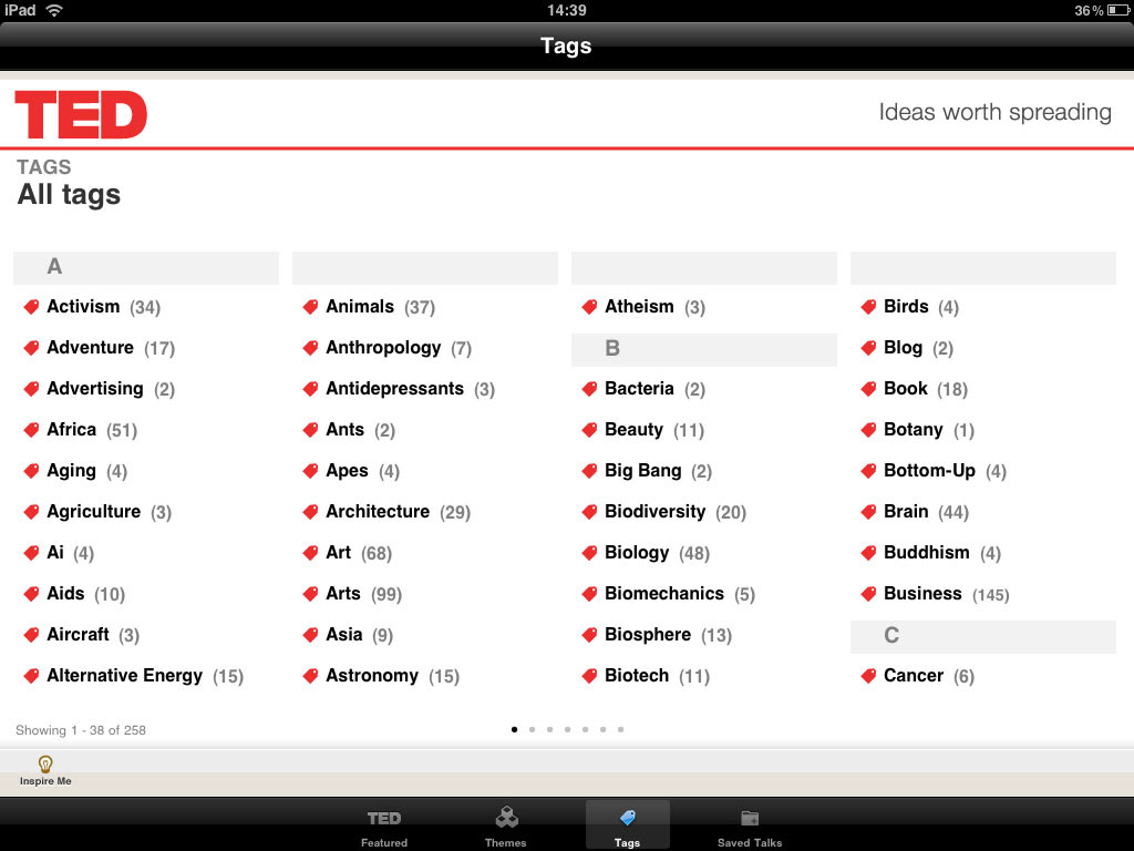 Tedカンファレンス 800本の Tedトーク 動画を閲覧 保存できるipadアプリを公開