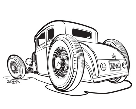Rat Rod Coloring Pages at GetColorings.com | Free ...