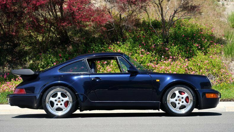Porsche 964 Turbo 3 6l Midnight Blue With 77 627 Miles For Sale For Sale Photos Technical Specifications Description