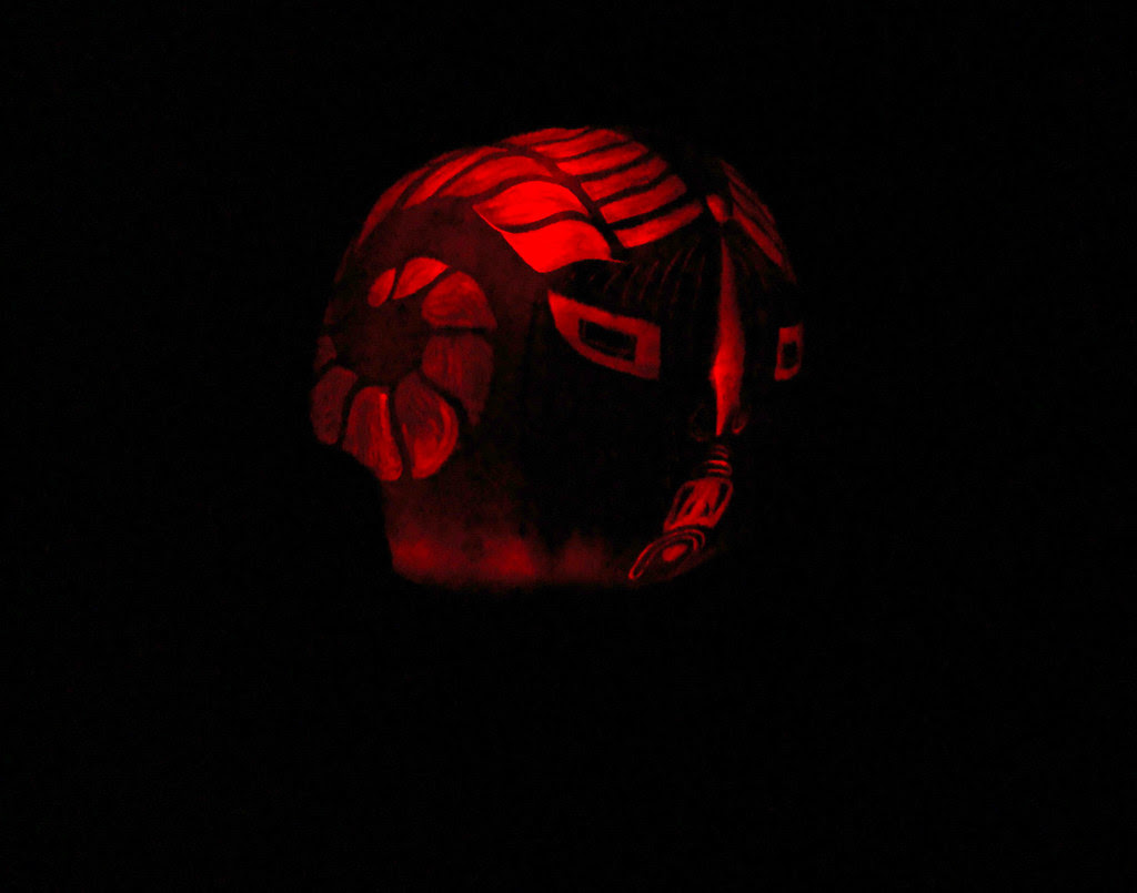 DSC02944 Giant Ram Pumpkin