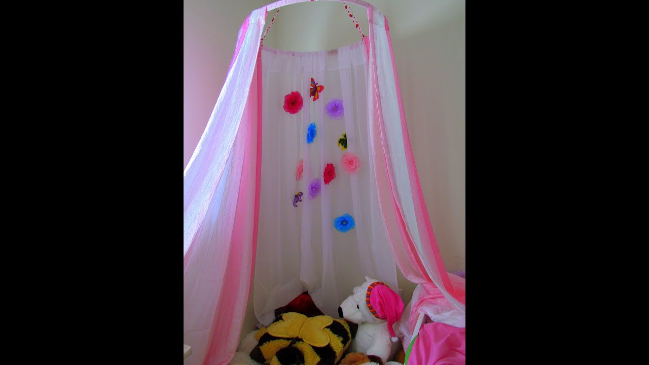 How to make a No Sew Canopy Tent DIY Kid's Canopy Play ...