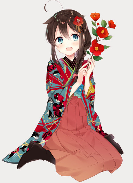 かっこいい 着物 イラスト 後ろ姿 新しい壁紙明けましておめでとうございます21