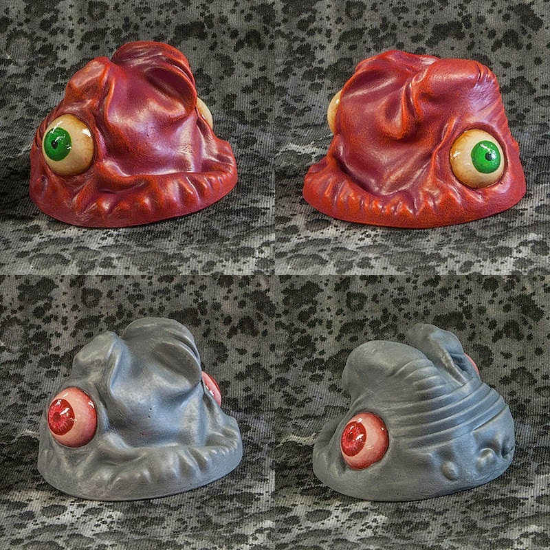 Red & Gray Monstorrax Resin Figures by Dead Hand Toys